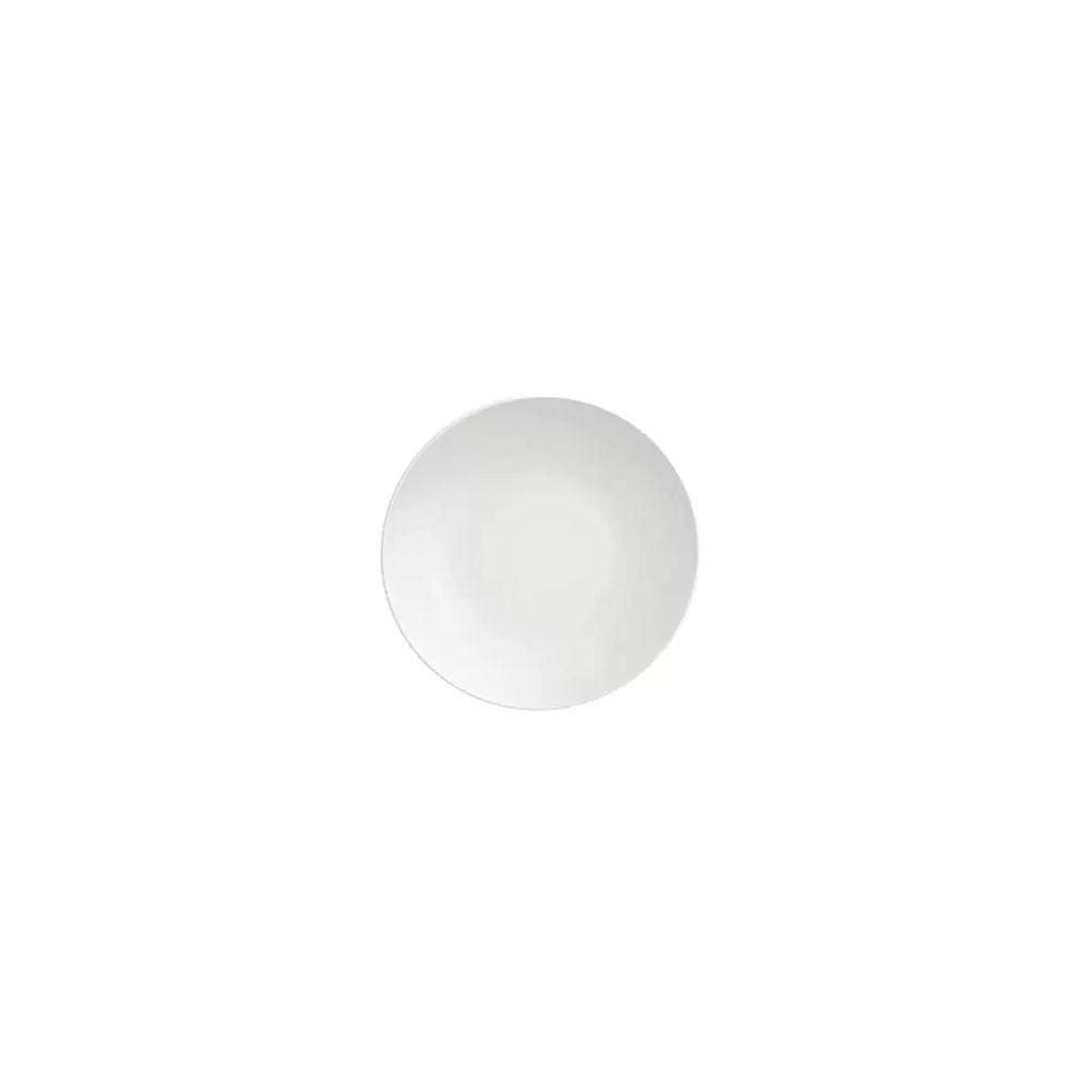 Prato de Sobremesa Tramontina Leonora Porcelana Branca 19CM