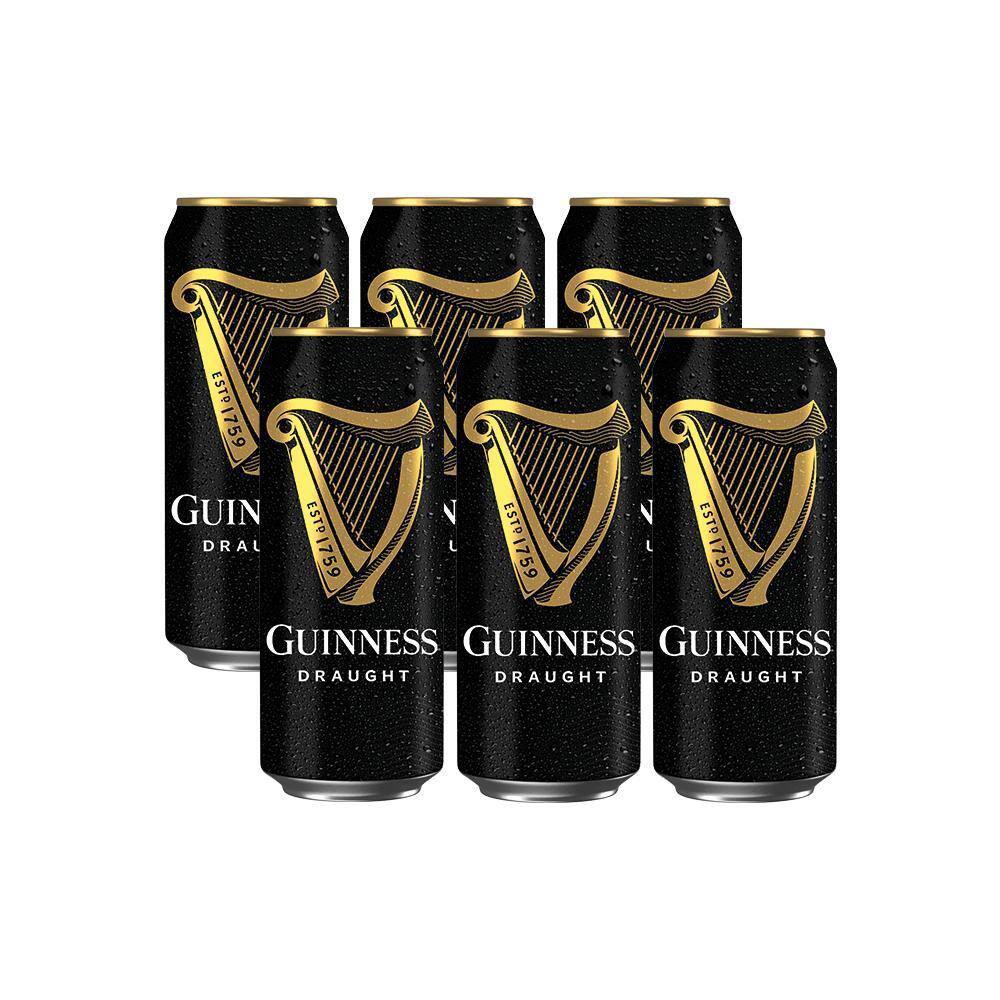 6 Unidades | Combo Cerveja Guinness Draught 440ml