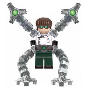 Boneco Blocos De Montar Doutor Octopus White Homem Aranha