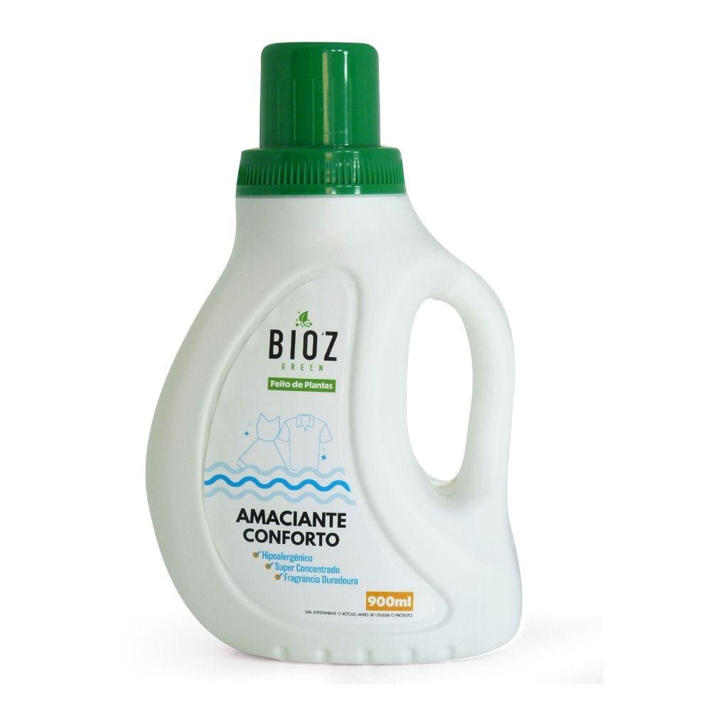 Kit 3X: Amaciante Conforto Biodegradável BioZ Green 900ml