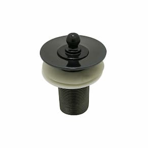 Válvula Lavatório Preto Brilhante Onix Para Banheiro