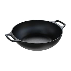 Panela Frigideira Wok 2 Alças Ferro Fundido 36cm Sem Tampa