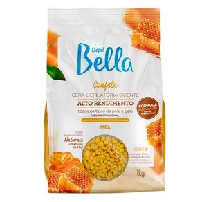 Cera Depilatória Quente Depil Bella Confete 1Kg