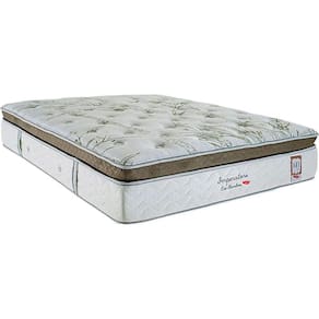 Colchão Casal Molas MasterPocket Ensacadas Visco Imperatore Eco Bamboo Euro Pillow (138x188x34) - Herval