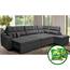 Sofá de Canto Retrátil e Reclinável Direito 3,40x2,36m Molas Cama inBox Espanha. Velusoft - Cinza