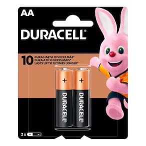 Pilha Alcalina Aa 1,5V Blister C/2 Mn1500b2 Duracell