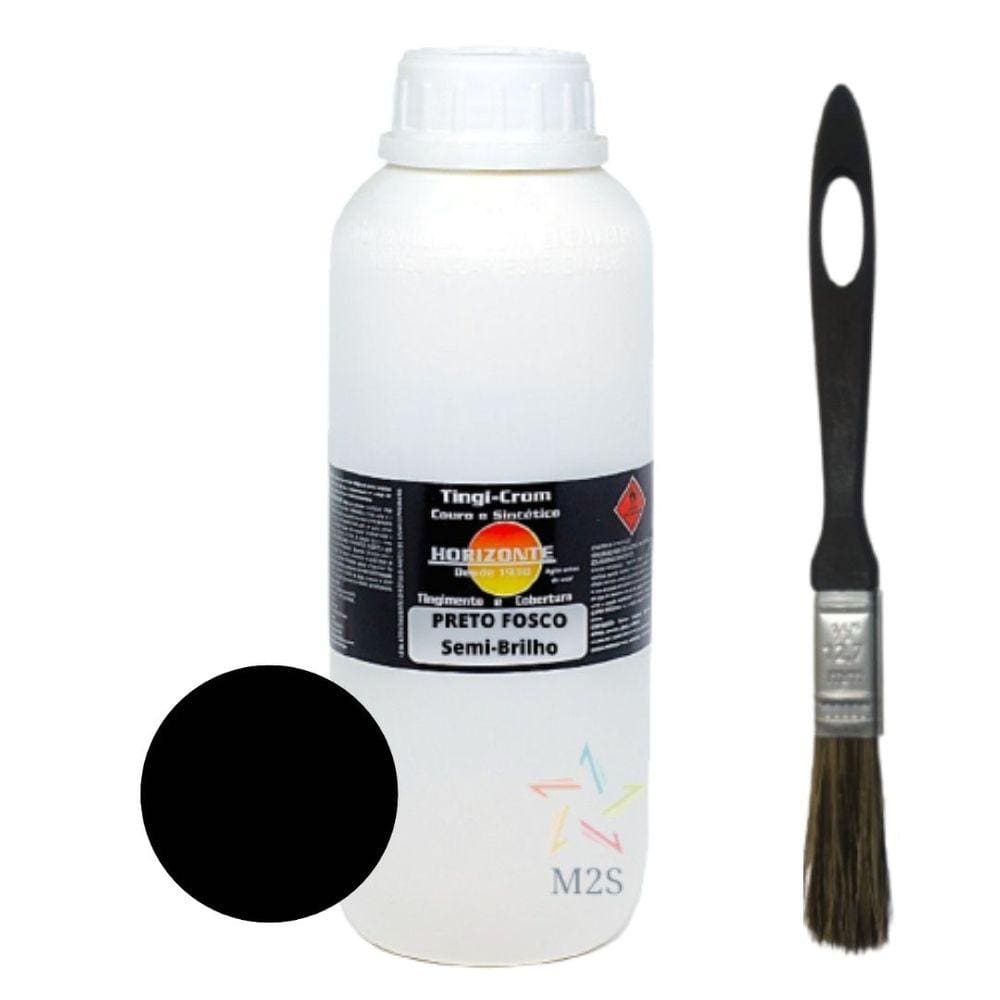 Tinta FOSCA - Artigos de Couro e Sintéticos e Peças Automotivas - Cor: PRETO - 900 ml