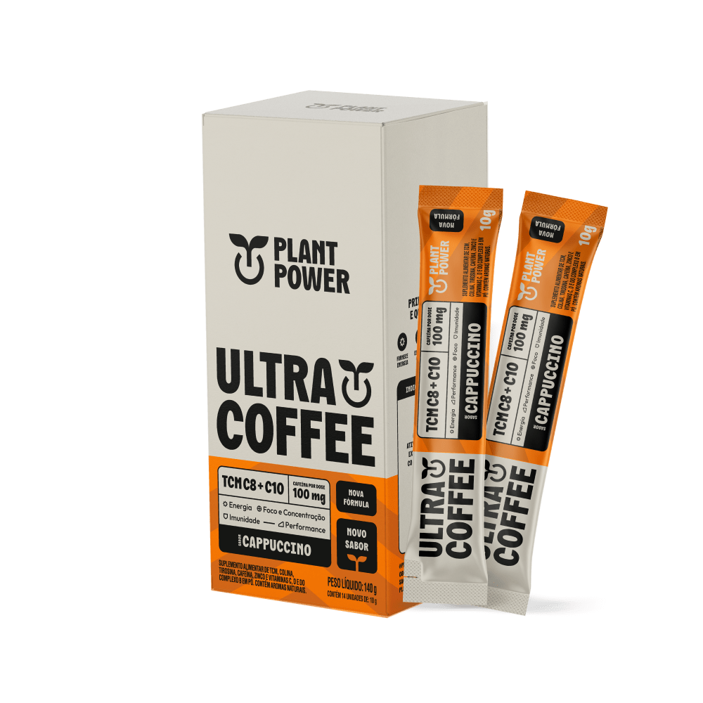 Ultracoffee Cappuccino Stick 10g (14 unidades) - Plant Power