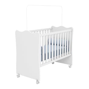 Berço Infantil Doce Sonho 1 Qmovi Branco