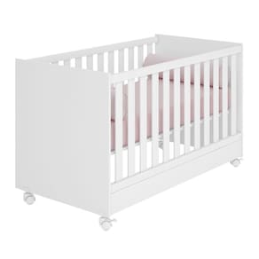 Berço Mini Cama Americano Qmovi Branco