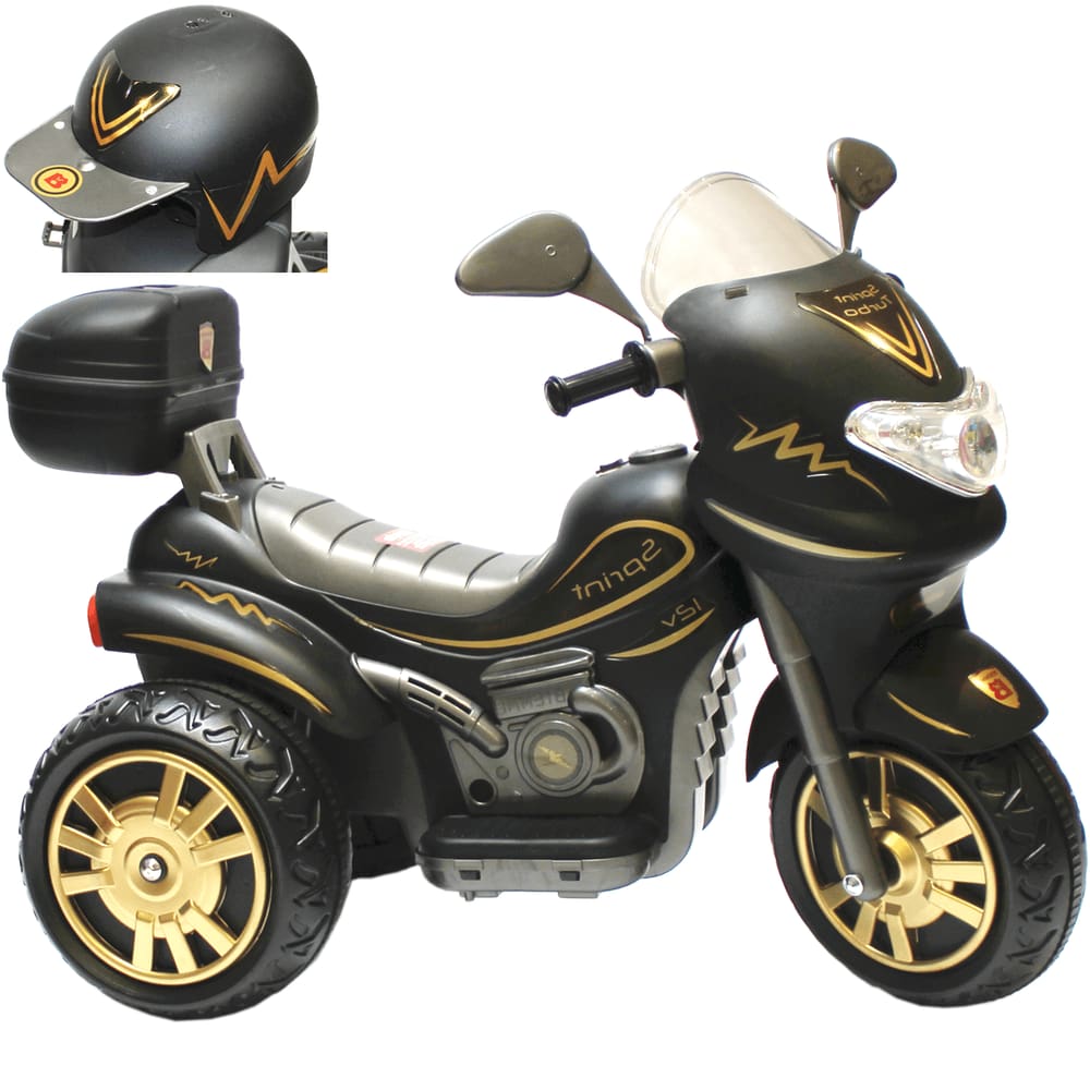 Moto Elétrica Infantil BZ R1 12V Vermelha com Rodinhas de Apoio, Música e  Luzes BARZI MOTORS