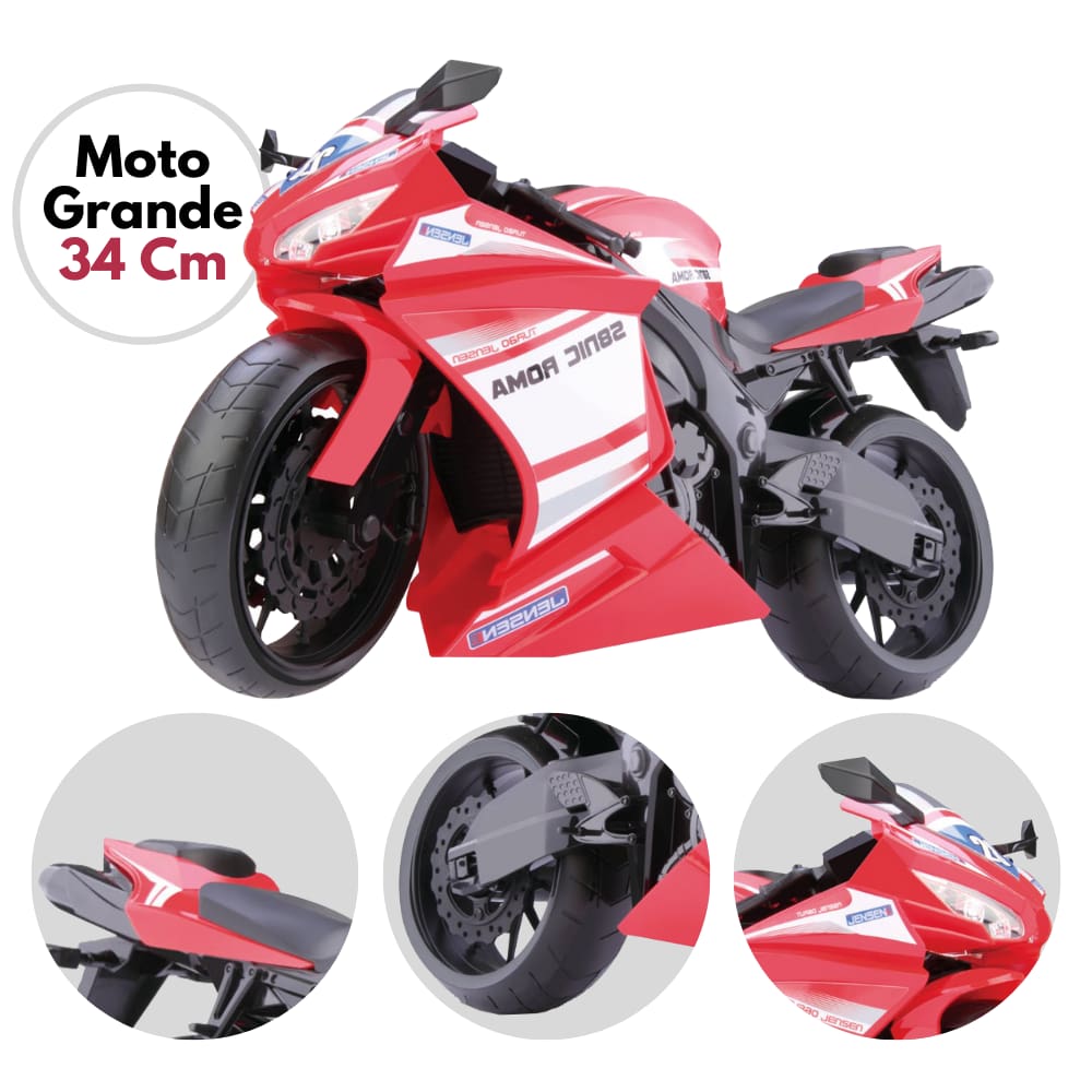 Moto infantil big trail GRANDE - brinquedo no Shoptime