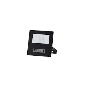 Refletor Taschibra TR LED Slim 10W Preto Bivolt 6500K Luz Branca