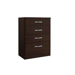 Cômoda Infantil Astral 4 Gavetas Ébano - Demóbile