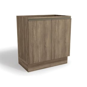 Gabinete de Cozinha Modulado Maxxi G744 c/ 2 Portas s/ Tampo Nogal - Kappesberg