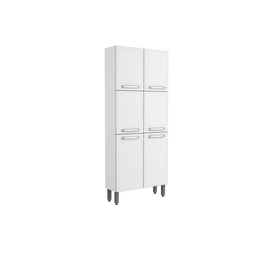 Paneleiro de Cozinha Modulado Evidence 7038 6 Portas Branco - Bertolini