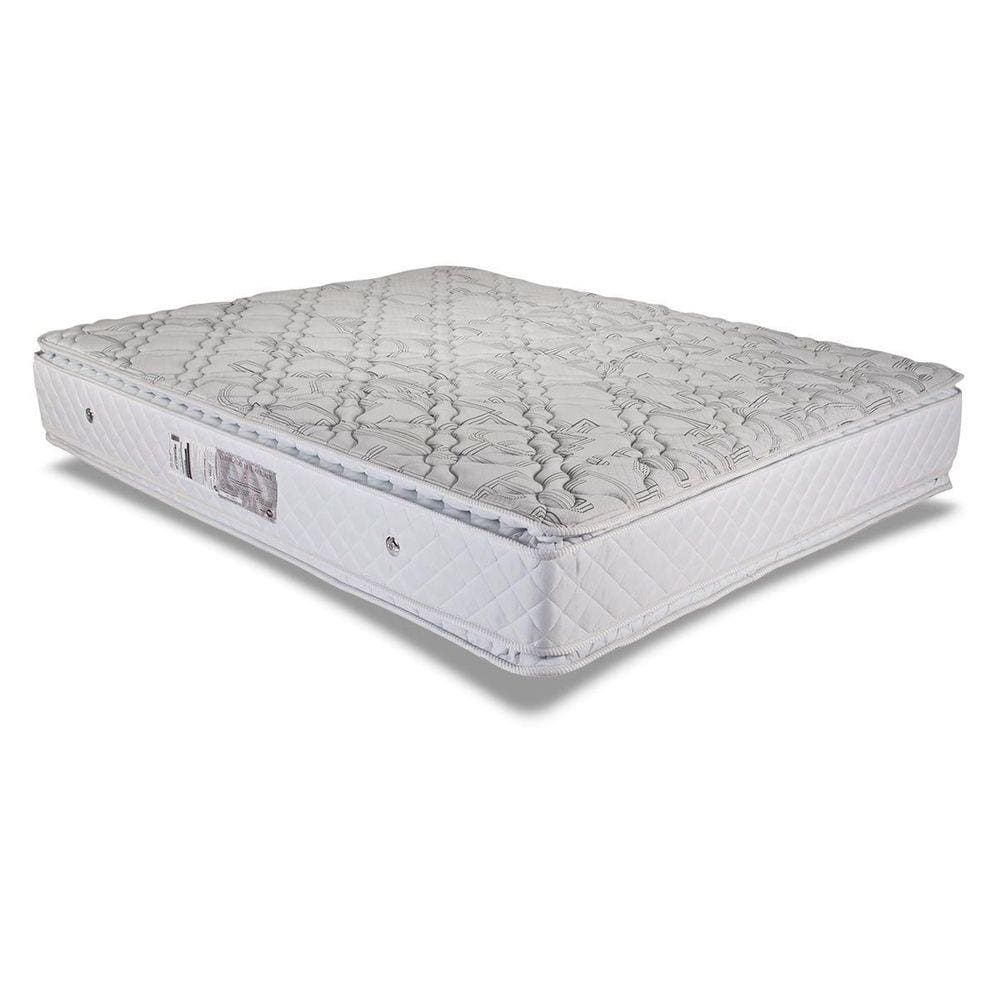 Colchão King Molas MasterPocket Ensacadas Satisfaction Plus Pillow Top White (193x203x30) - Luckspuma