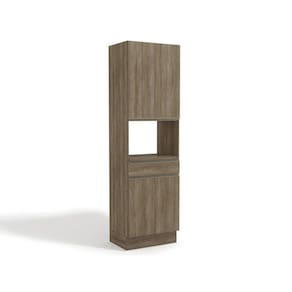 Paneleiro de Cozinha Modulado  Maxxi G751 c/ 4 Portas e 1 Gaveta Nogal - Kappesberg