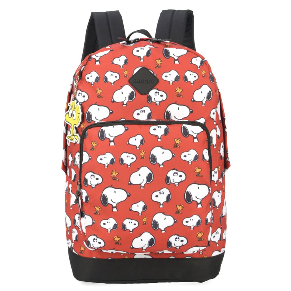 Mochila Snoopy Woodstock Peanuts Vermelha - Luxcel