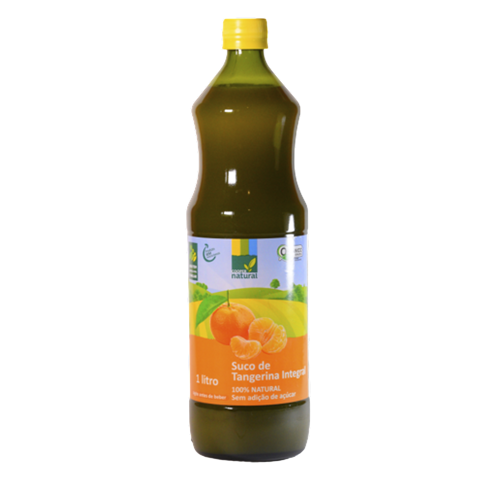 Kit 3X: Suco Tangerina Integral 100% Orgânico Sem Açúcar 1L