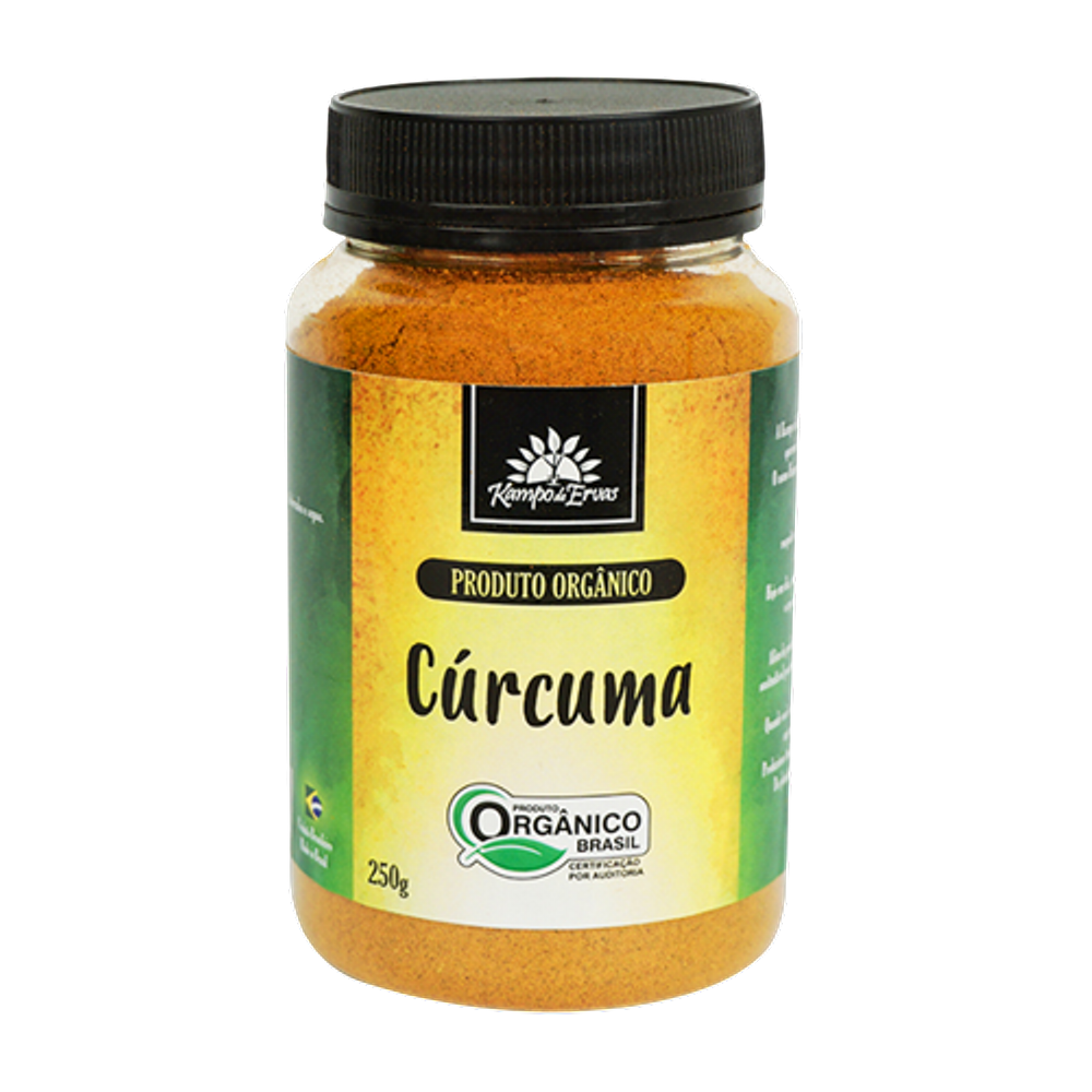 Kit 3X: Cúrcuma (Açafrão Terra) Orgânico Kampo de Ervas 250g