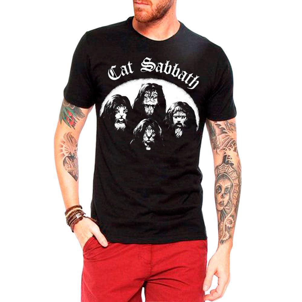 Camiseta camisa Cat Sabbath, rock, exclusiva, unissex