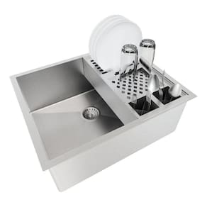 Cuba C/ Calha 50x40 Escorredora Quadrada Colheres 100% Aço