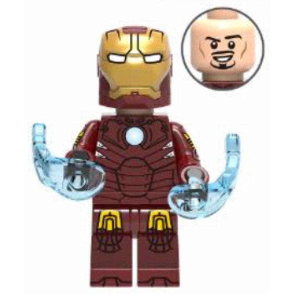 Boneco Blocos De Montar Homem De Ferro Armadura Mark Mk3