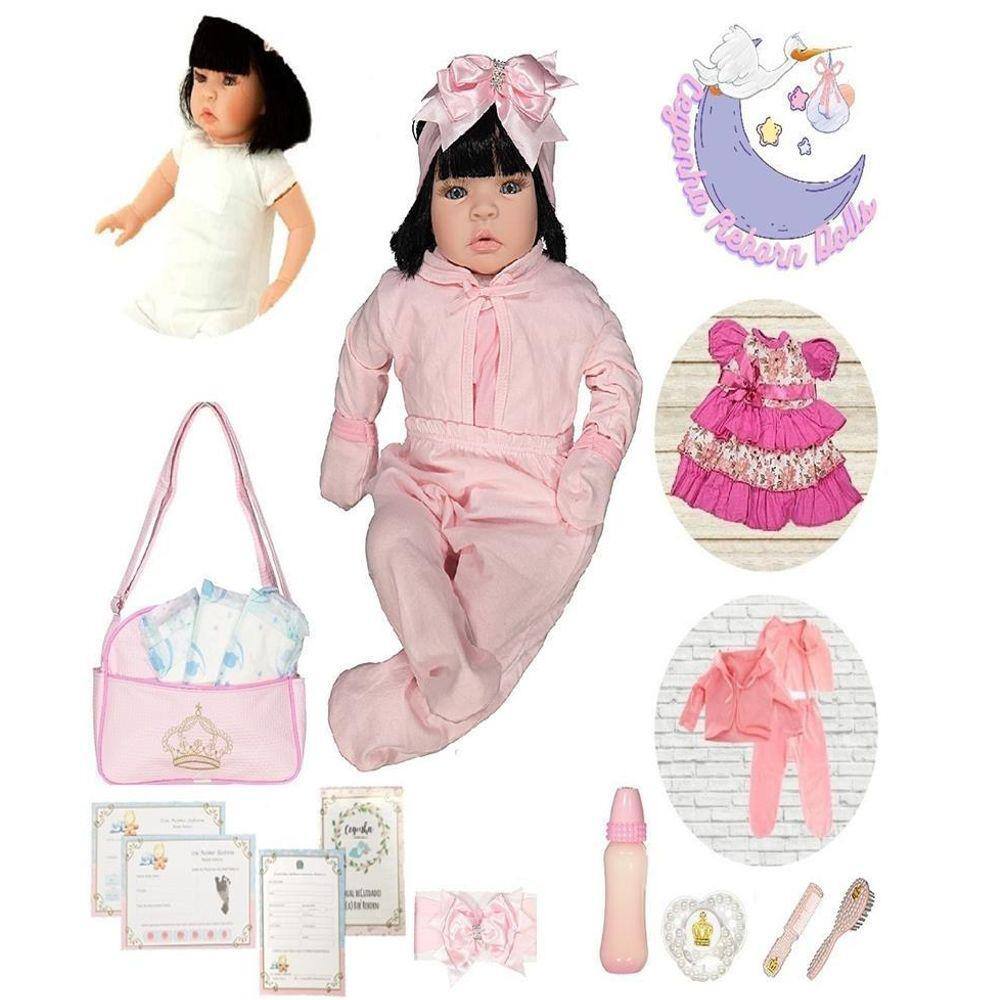 Boneca Bebe Reborn Barato Barata Super Promoção Baby Kiss