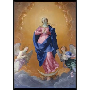 Quadro Nossa Senhora da Imaculada Conceição 50X70cm Moldura Vidro