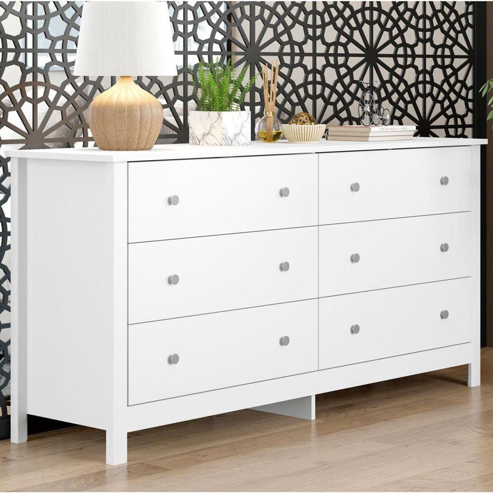 Cômoda 6 Gavetas DM-221 Ditália Móveis Branco