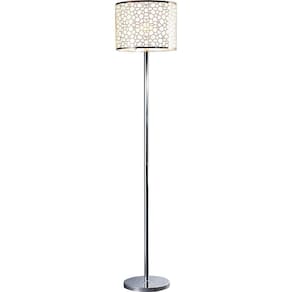 Coluna Luminária De Chão Apolo Inox Para Led Diâmetro 33 Cm