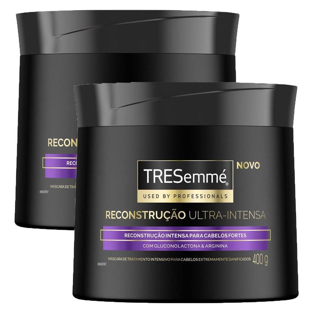 Kit 2 Máscaras de Tratamento Tresemmé Reconstrução e Força 400g cada