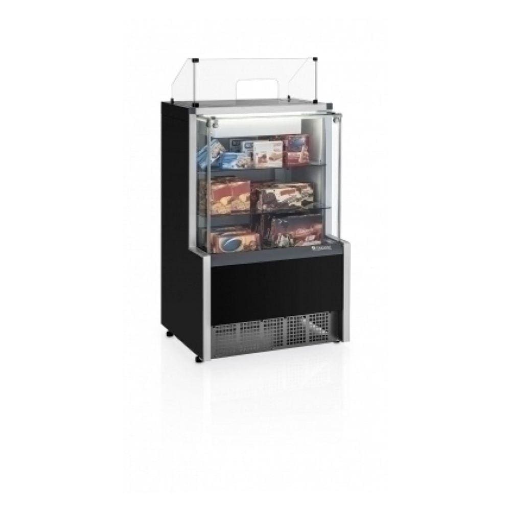 Vitrine neutra caixa Gelopar 0,75cm - MPXA-075R PRETO