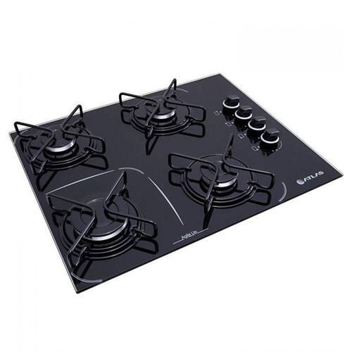 Cooktop 4 Bocas Atlas Agile Up Glass Casas Bahia