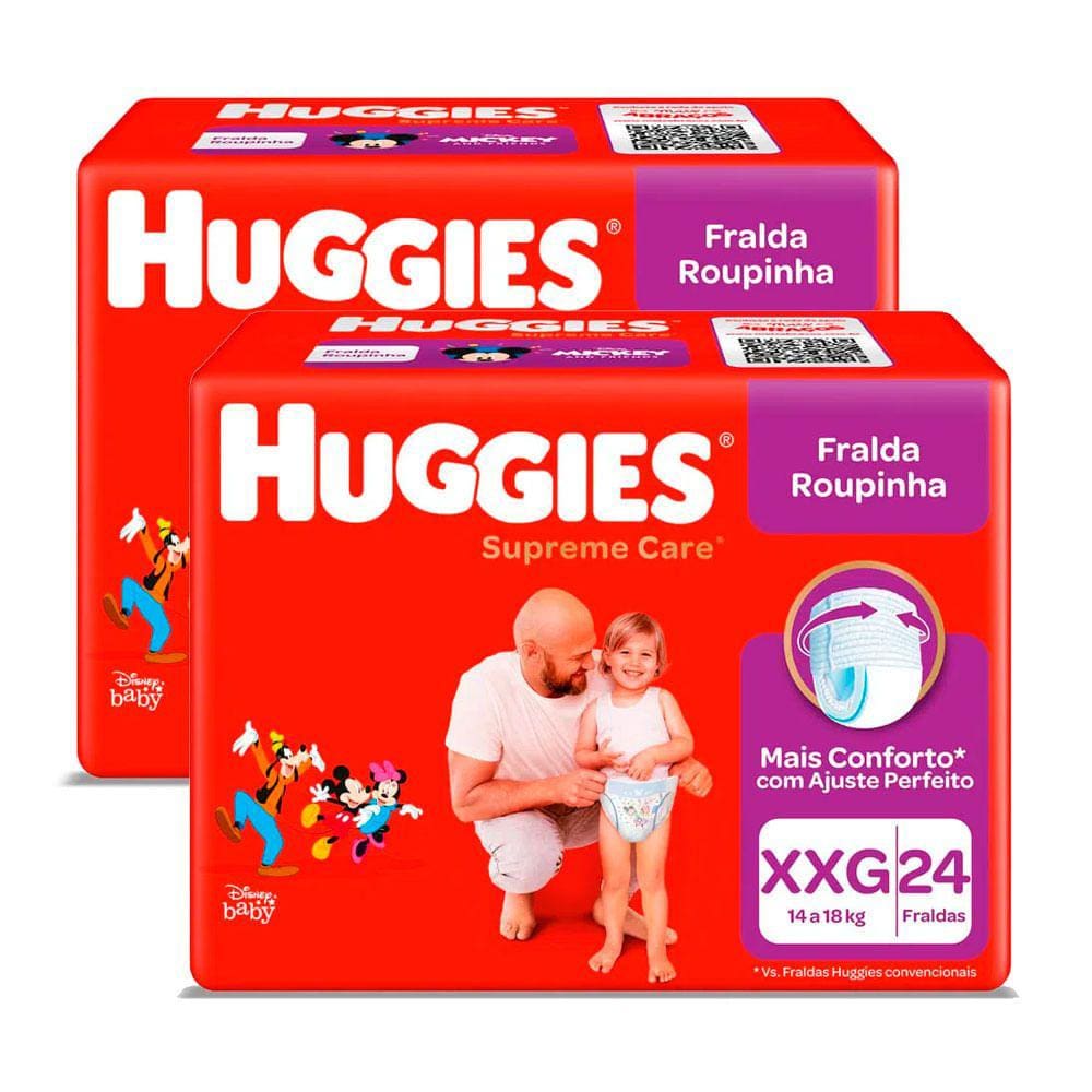 Kit Huggies Roupinha Xxg | Casas Bahia