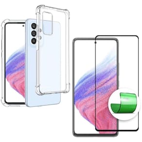 Capa Capinha + Película 9D Cerâmica Samsung A53 5G
