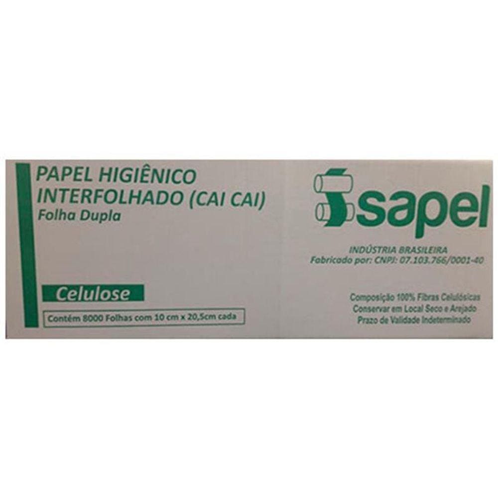 Papel Higienico Cai Cai Fl Dupla C/8000 Isapel