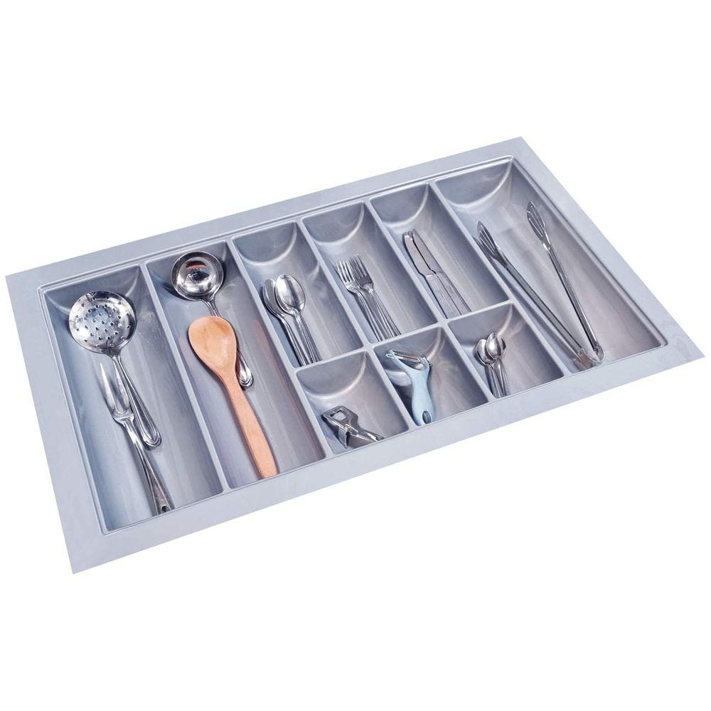 Organizador de Gavetas e Talher Cinza até 83,5x49,5cm OG-81