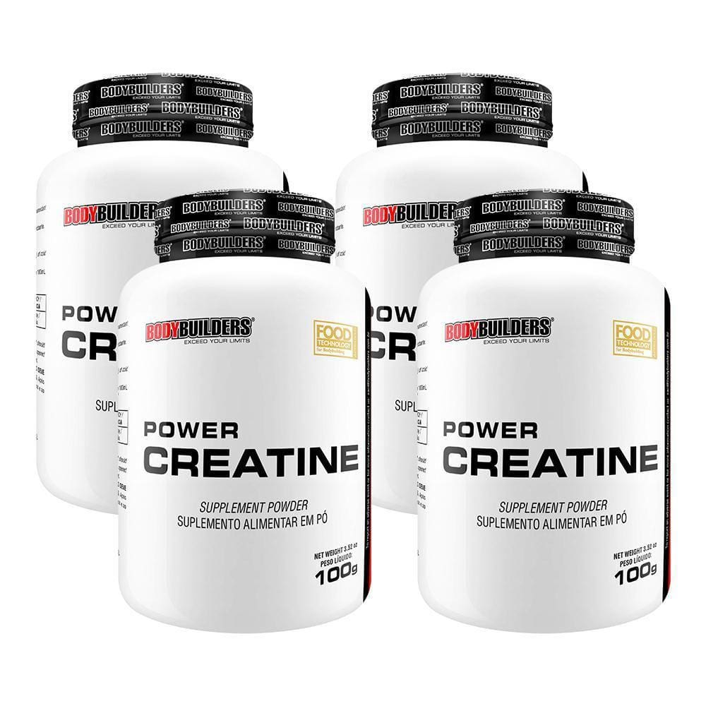 Kit 4X Power Creatina 100G