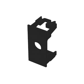Módulo Saída de Fio Fame Habitat Black 2 Unidades Preto