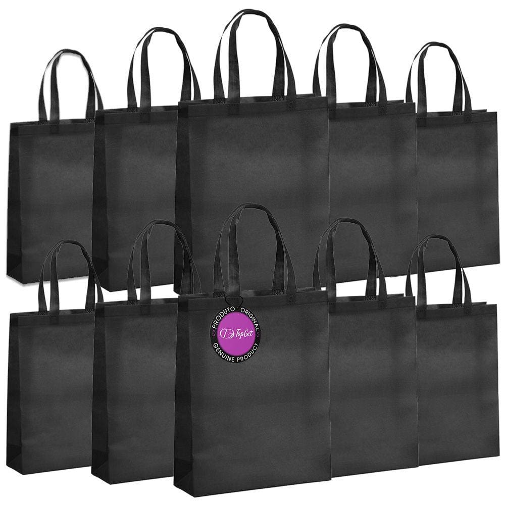 Kit 10x Sacolas em TNT Premium Selada Strong TopGet