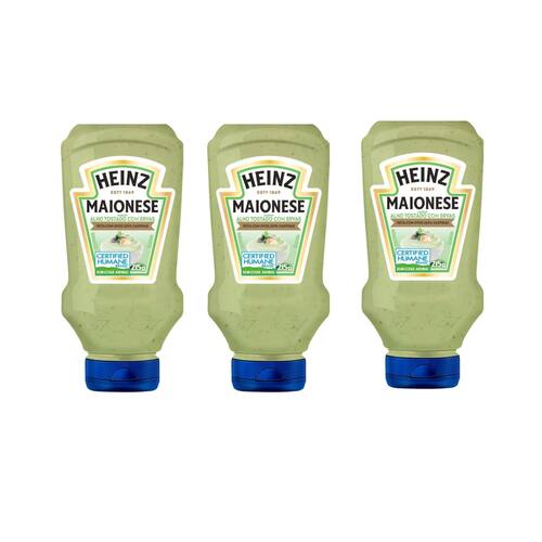 Kit com 3 Maionese de Alho com Ervas Heinz 215g