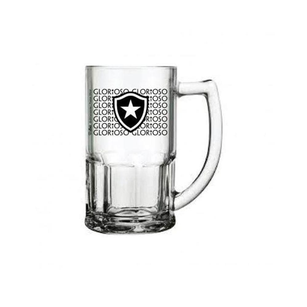 Caneca De Vidro Chopp Cerveja 340Ml Botafogo Licenciado