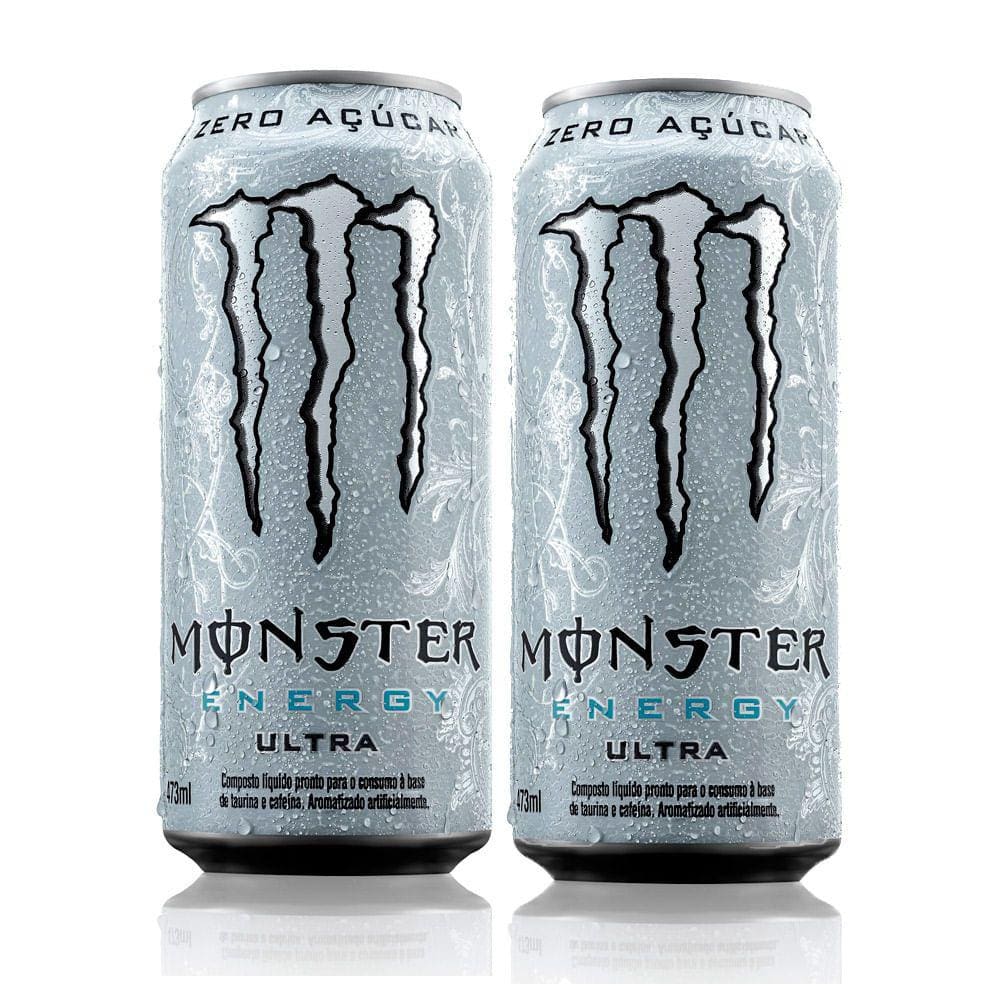 Kit 2 Energético Monster Energy Ultra com 473ml