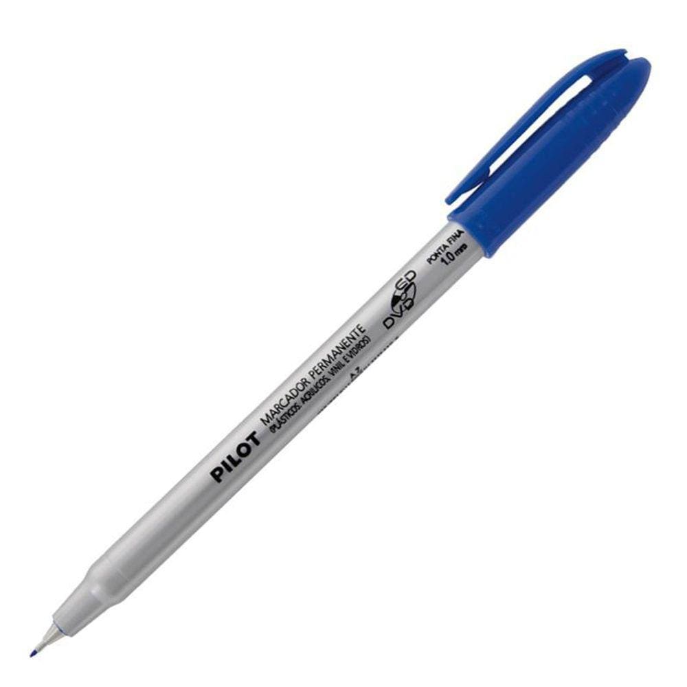 Caneta Cd/Dvd 1.0 Azul Pilot Un