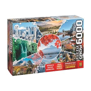 Quebra-Cabeça Paisagens Do Japão 6000 Peças