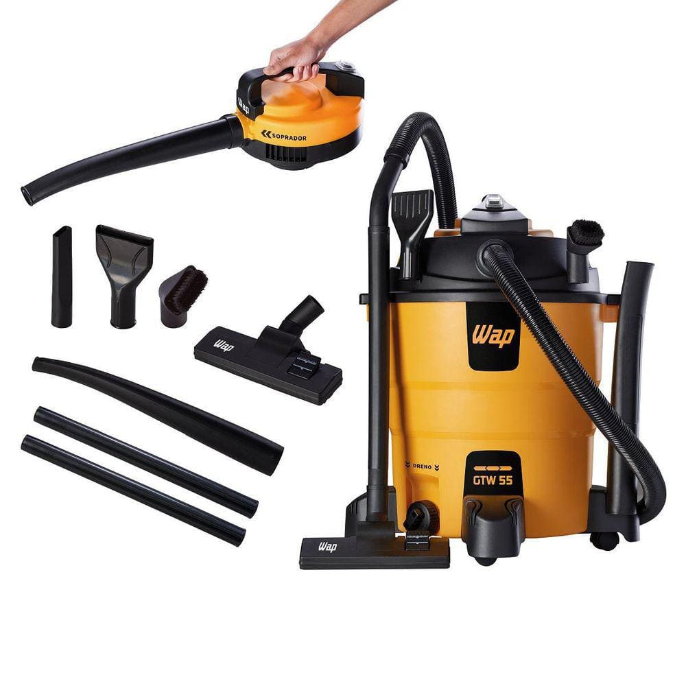 Soprador Aspirador de Pó e Água 3 em 1 WAP GTW 55 220V