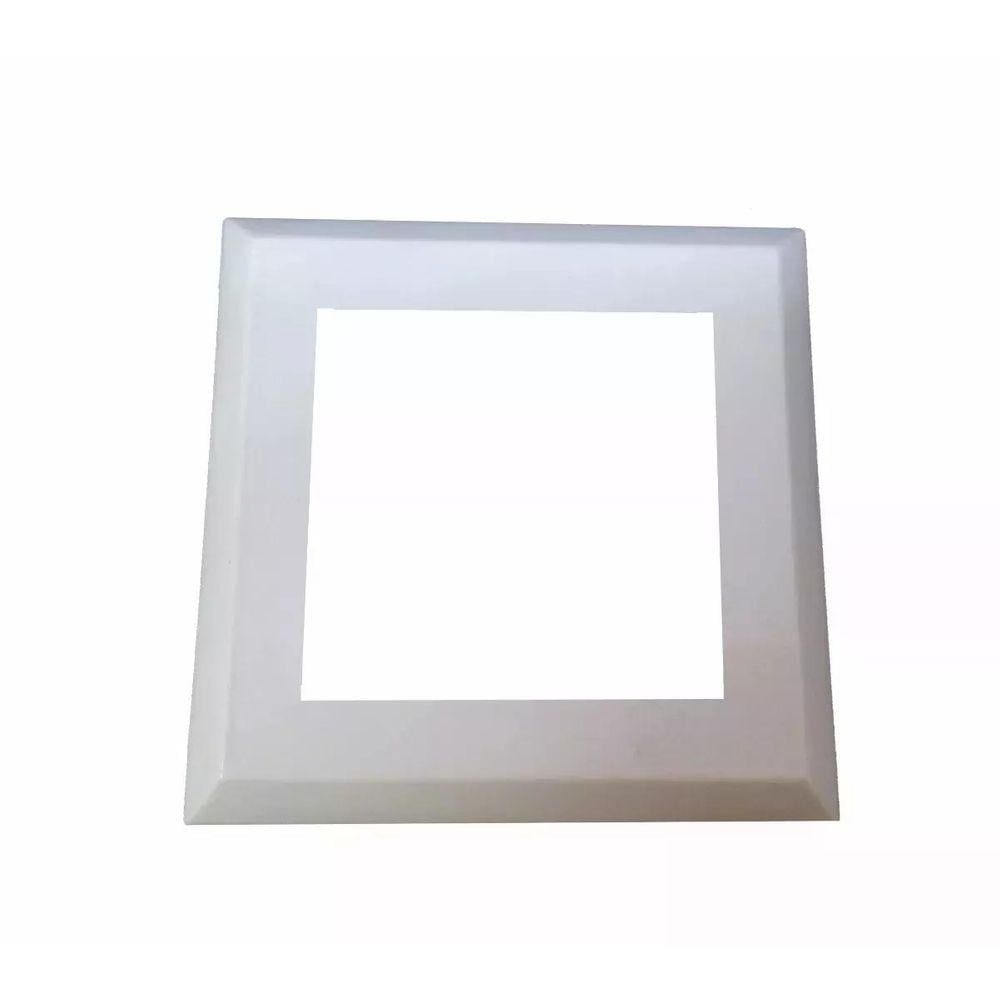 Canopla Nylon Corrimão Quadrada 25 Peças 50X50Mm