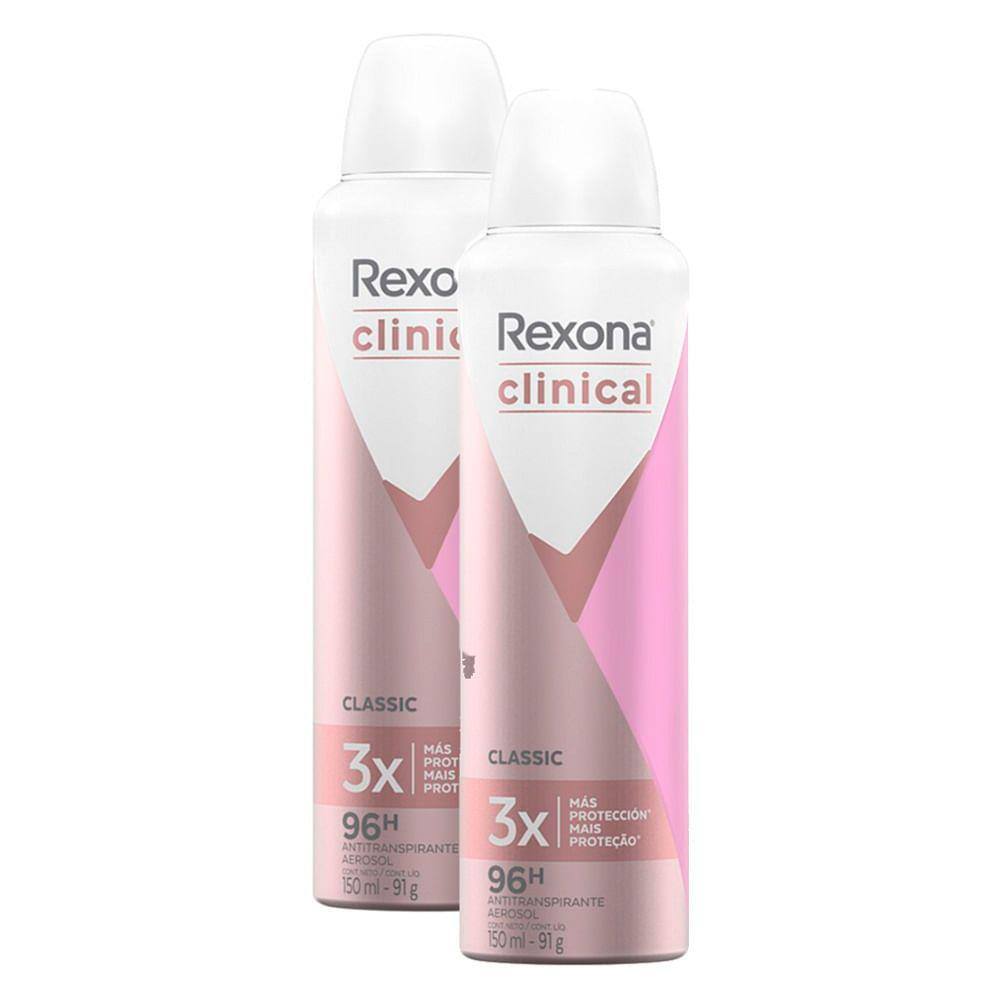 Desodorante Rexona Aerosol Feminino Clinical Classic 55ml